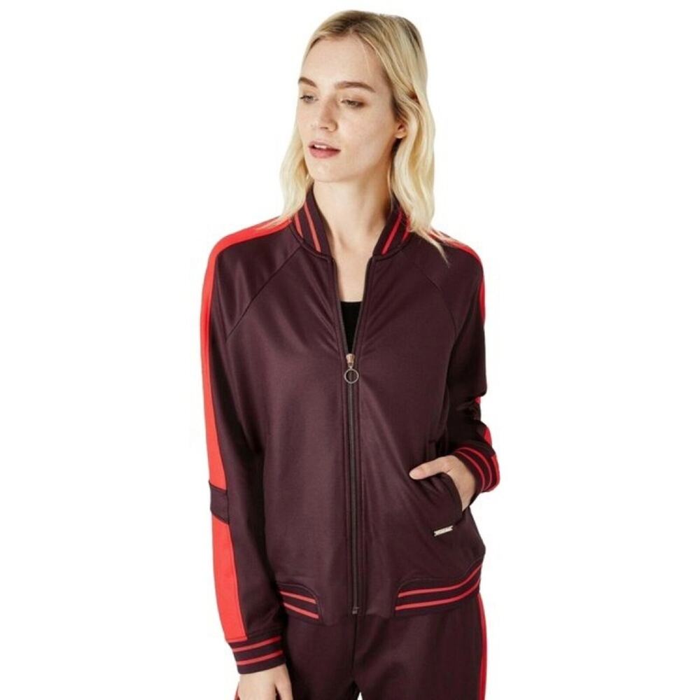 Sweaty Betty Aubergine Craft Track Top Jacket Small NWT - Picture 4 of 6